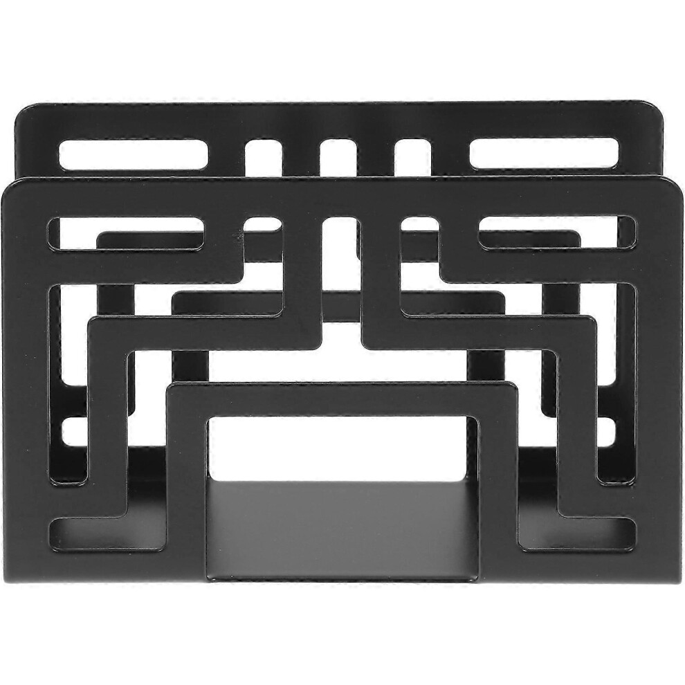 Hollow metal napkin holder, tissue storage rack, metal napkin holder