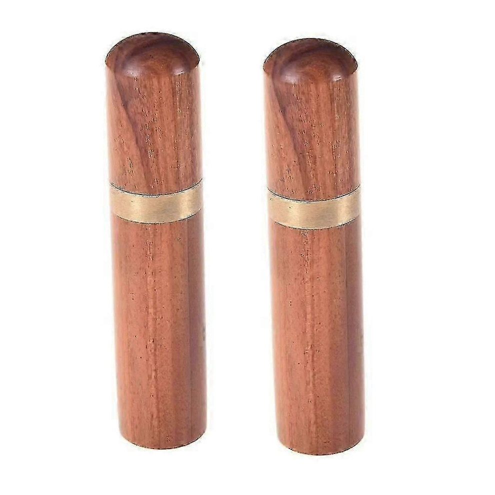 Pack Portable Wooden Toothpick Holder, Pocket Toothpick Dispenser, Bucket, Needle Case, 100 Toothpicks Included