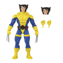 Figurine d'action Wolverine 6 pouces Marvel Legends X-Men, 4+ ans, 3 accessoires