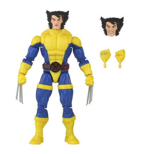 Marvel Figurine d'action Wolverine 6 pouces Marvel Legends X-Men, 4+ ans, 3 accessoires