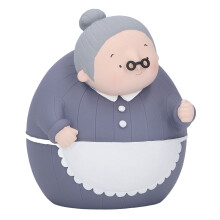 Vinyl Altladchen-Münzhalter-Glücksbringer - 323 g Sparschwein mit Korb