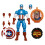 Marvel Marvel Legends Series Captain America, Avengers Retro Comics 15 cm Actionfigur mit Schild 1