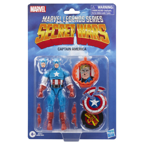 Marvel Marvel Legends Series Captain America, Avengers Retro Comics 15 cm Actionfigur mit Schild 1