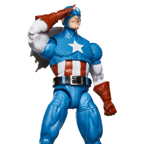 Marvel Marvel Legends Series Captain America, Avengers Retro Comics 15 cm Actionfigur mit Schild 2