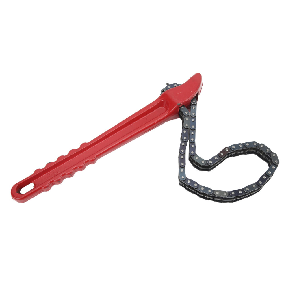 Chain Type Oil Filter Wrench Metal Universal Fit Ratcheting Removal Tool 7661356612083