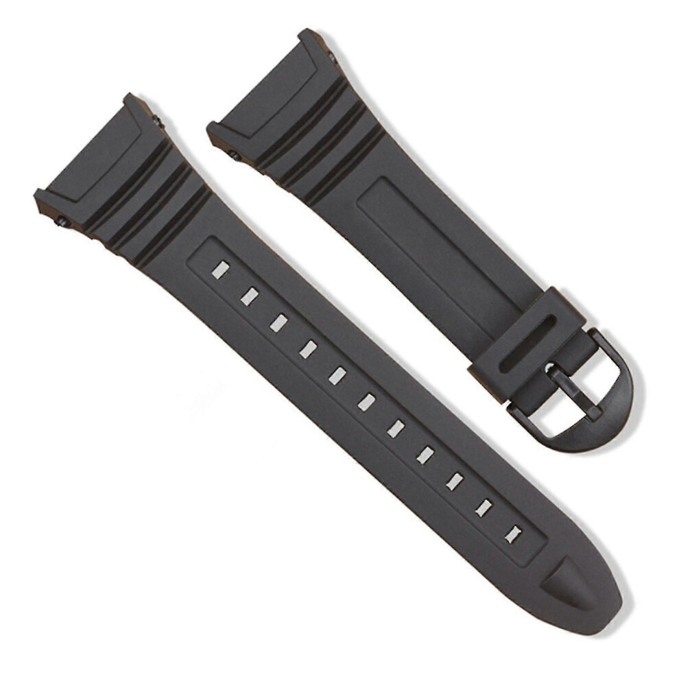 Silicone Watch Band Breathable Replacement Strap For Casio W-96H Waterproof Sports Wristband 6935165374335