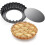 4-Piece Non-Stick Quiche Pan, Removable Bottom, Non-Stick, Quiche Pan 3