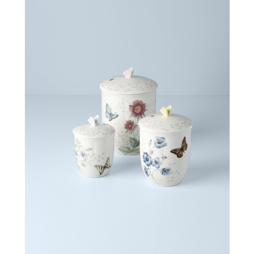 Lenox Butterfly Meadow Ensemble de 3 botes de conserve 6,60 LB Multi 2