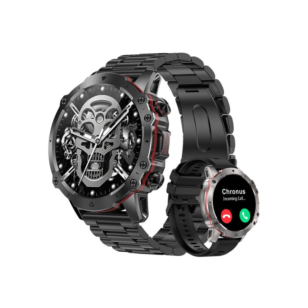 Smartwatch Ak56- Bluetooth Voice Call Men's Waterproof Veanxin Black 6220252893296