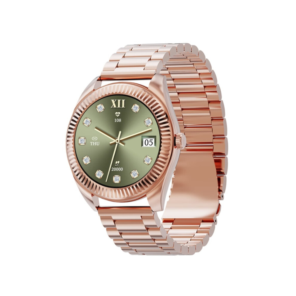 Smartwatch With 1.19” Amoled Display, Bluetooth Calls, Modern Design And Sports Tracking, Veanxin Pink 6220252895023