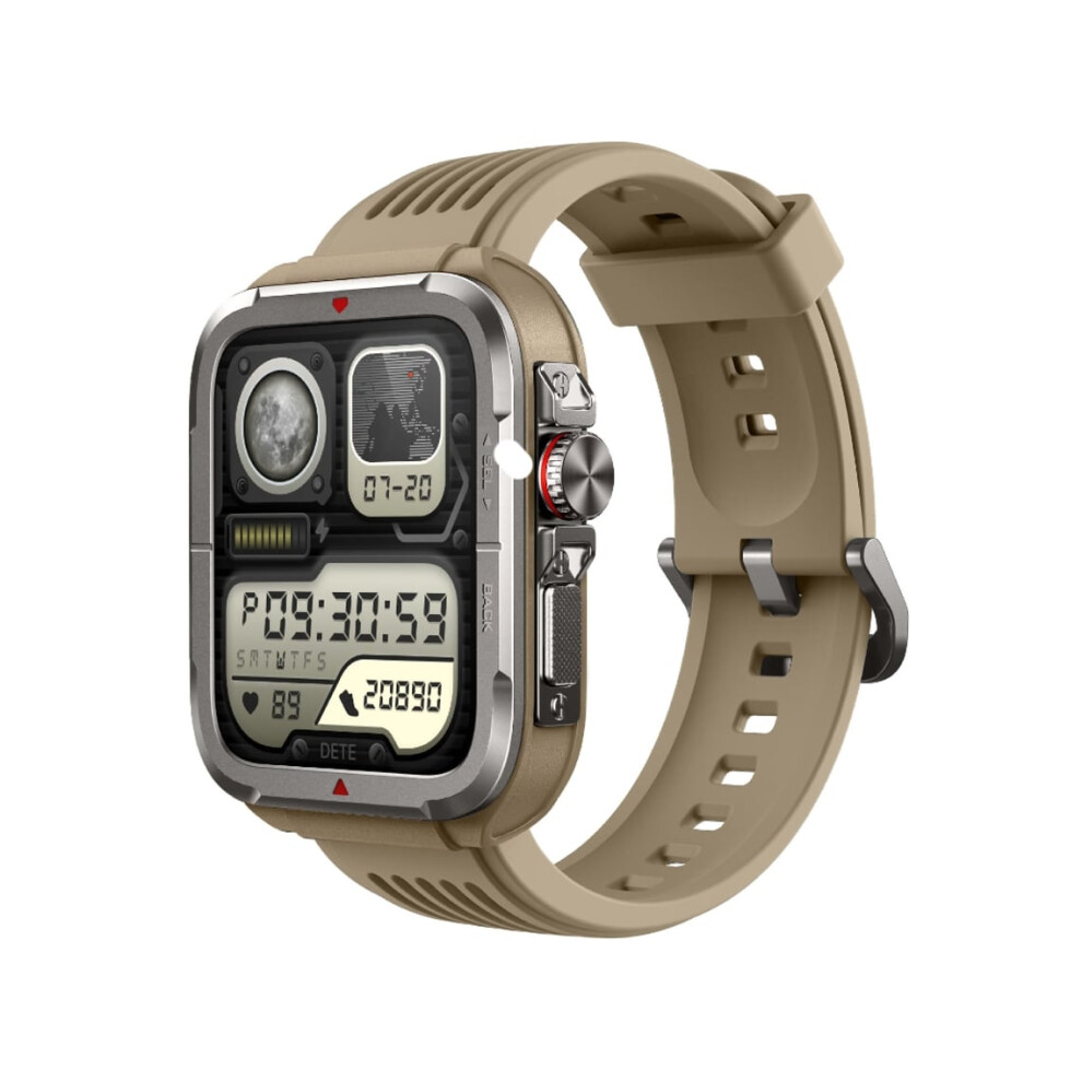 Smartwatch Digital Crown Movement Health Heart Rate Blood Oxygen Smartwatch Voice Assistant Veanxin Yellow 6220252895344