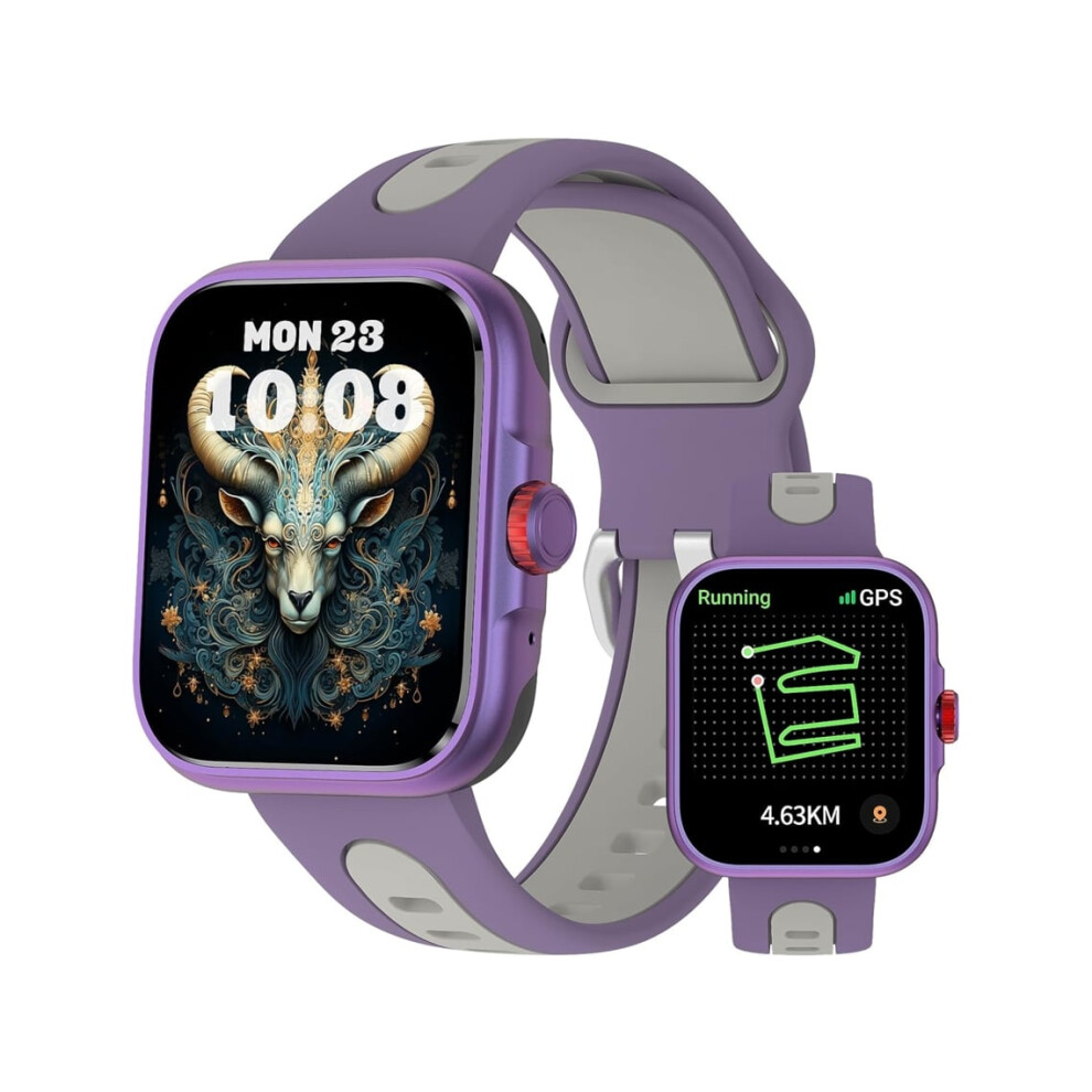 Smartwatch With Integrated Fitness Tracker, Alexa, Gps, 1.78'' Amoled Screen, Ip68 Waterproof, Bluetooth Calling / Facpoe Frequency 6220252895863