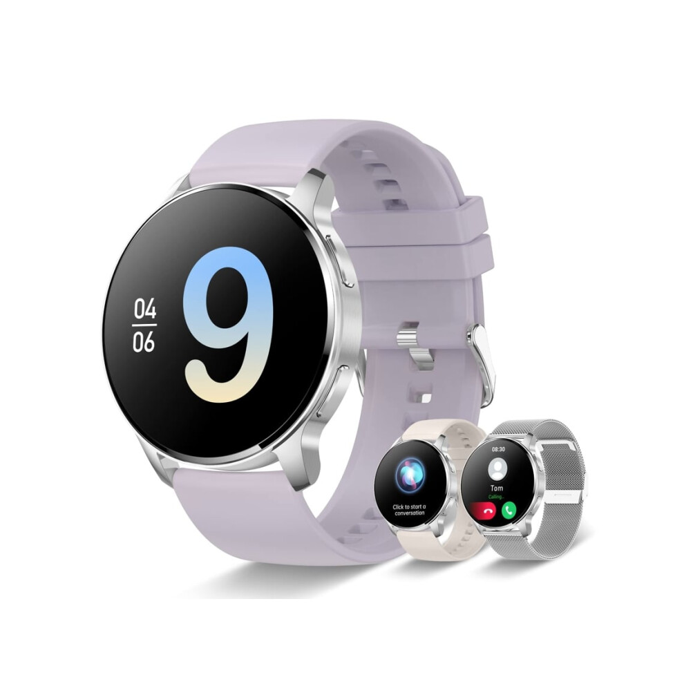 Women's Smartwatch Fitness Watch With 1.32 Inch Touchscreen Pedometer, Waterproof Sports Watch With Phone Function, Pace Tracker Veanxin 6220252896303