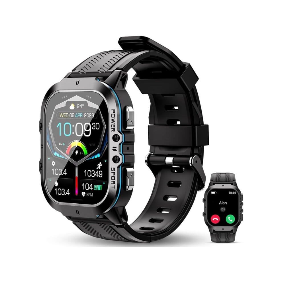 1.96 Inch Amoled Smartwatch For Outdoor Sports, 5Atm Waterproof Sports Watch With Over 100 Sports Modes And Foot Monitoring 6220252896358