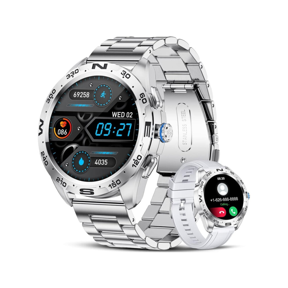 Smart Watch For Android And Ios With Bluetooth Calls/Text Reminder/Voice Speakerphone, Activity Monitor With Heart Rate Monitoring Veanxin 6220252896440