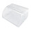 Transparente Aufbewahrungsbox mit Rolldeckel und 6