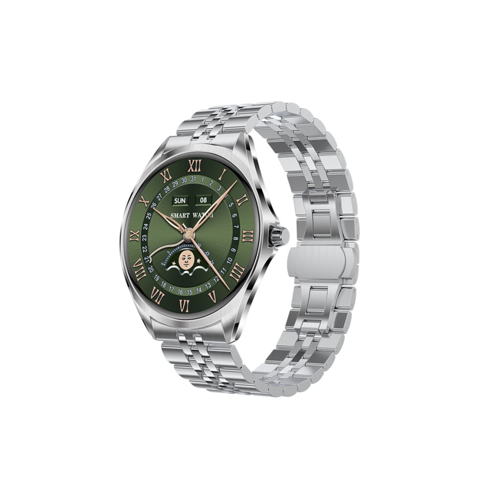 Smartwatch With 1.43-Inch Amoled Screen, Bluetooth Calling And Sports Modes, Veanxin Silver 6220252894132