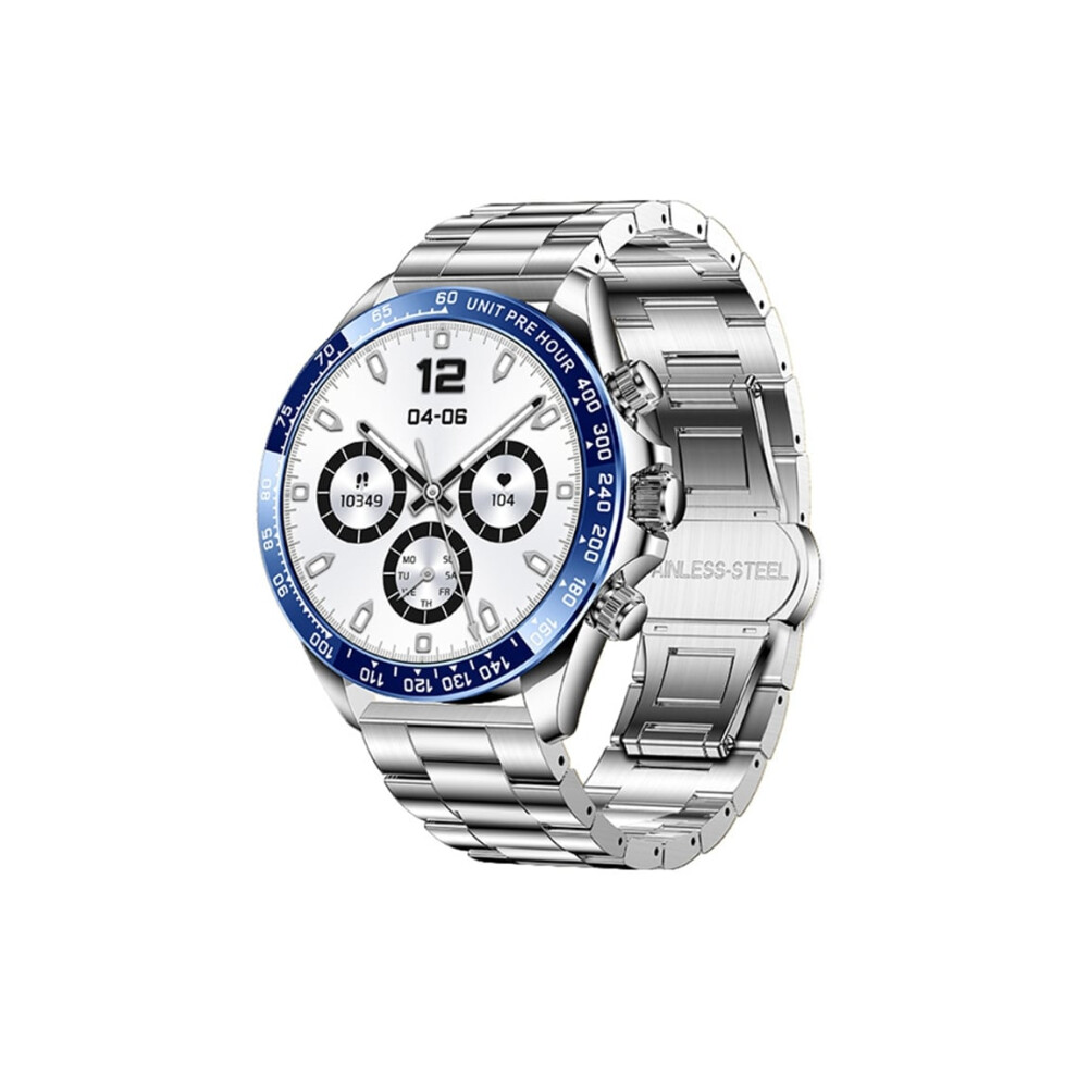 Smartwatch With Bluetooth Calling, Rotating Button, Heart Rate And Blood Pressure Monitoring, Veanxin Silver 6220252894217