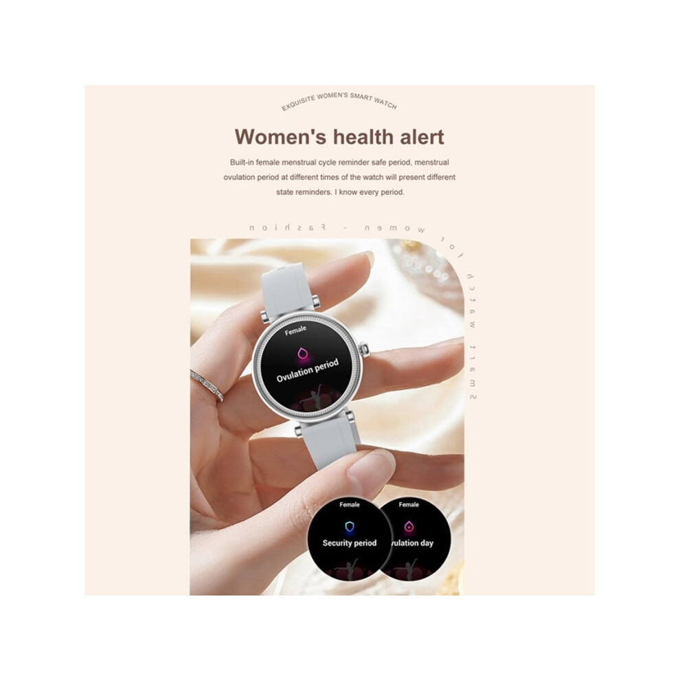 1.27 Inch Smartwatch With Bluetooth, Calling, Over 100 Sports Modes, Health Monitoring, Veanxin Silver 6220252898581