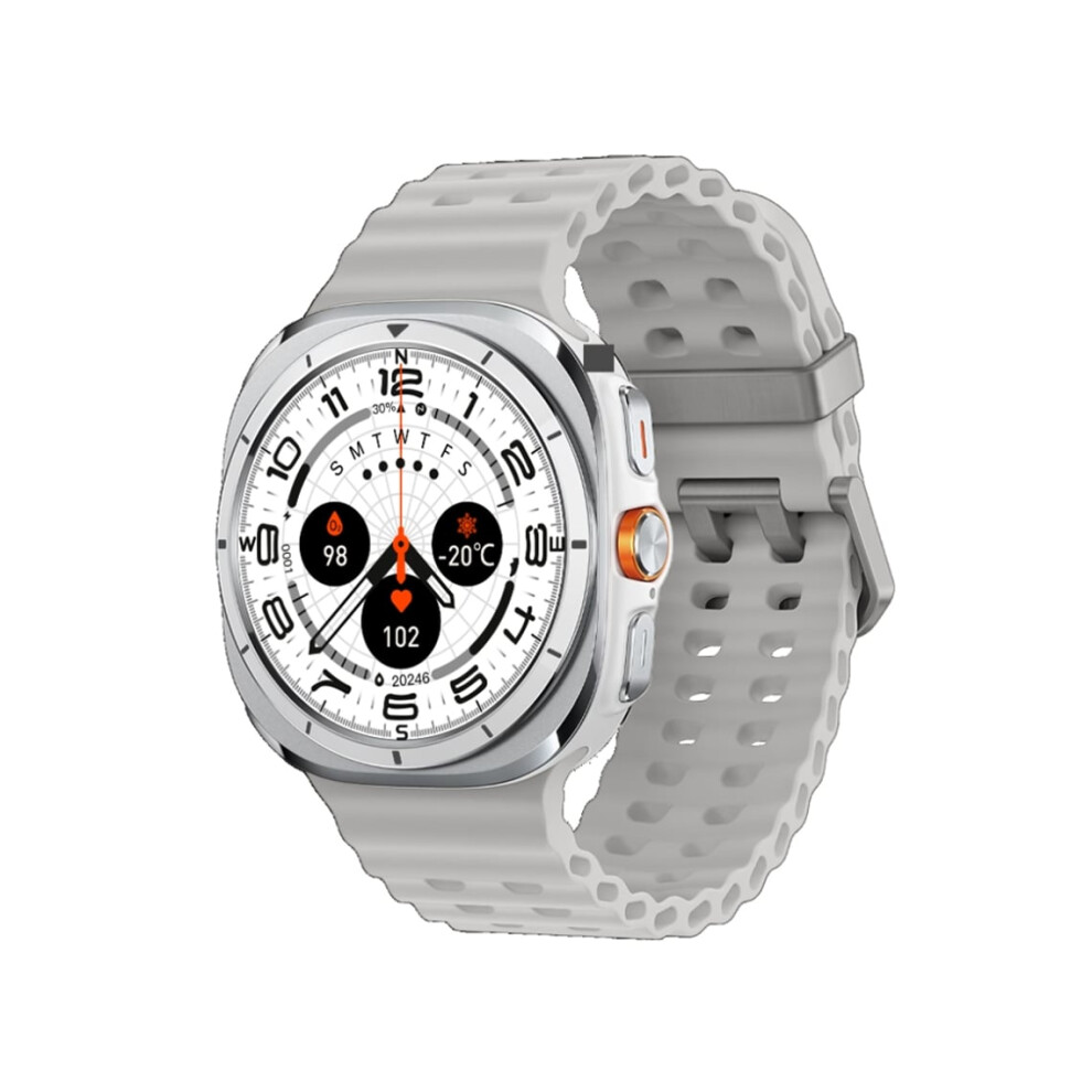 Smartwatch With Bluetooth Calls, Heart Rate, Blood Pressure, Blood Oxygen, And Sports Tracking - Veanxin Gray 6220252898765