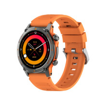 Smartwatch with AMOLED Display, Waterproof Design for Outdoor Use, Sports Tracking and Health Monitoring, Orange VEANXIN