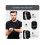 1.8-inch Smartwatch with Bluetooth Call Function, IP68 Waterproof, for Android iOS, Silver, VEANXIN 2