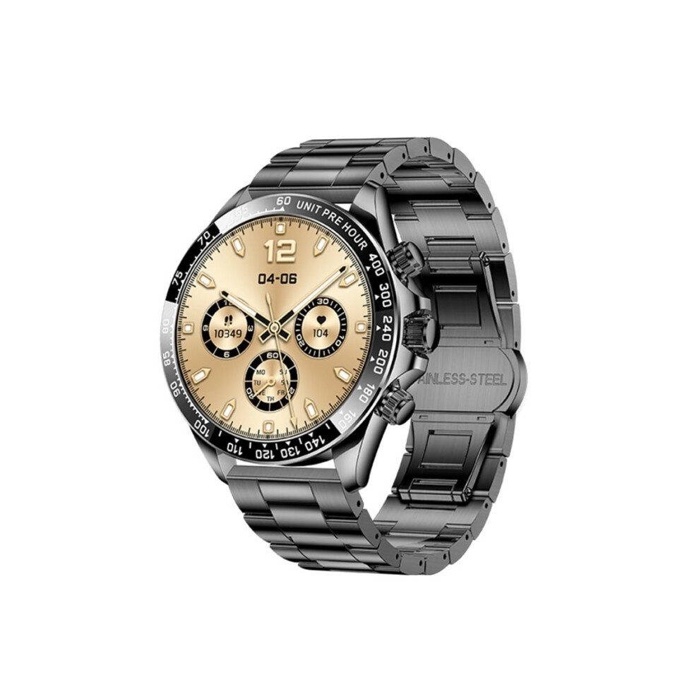 Smartwatch With Bluetooth Call, Rotary Button, Heart Rate And Blood Pressure Monitoring, Veanxin Black 6220252899892