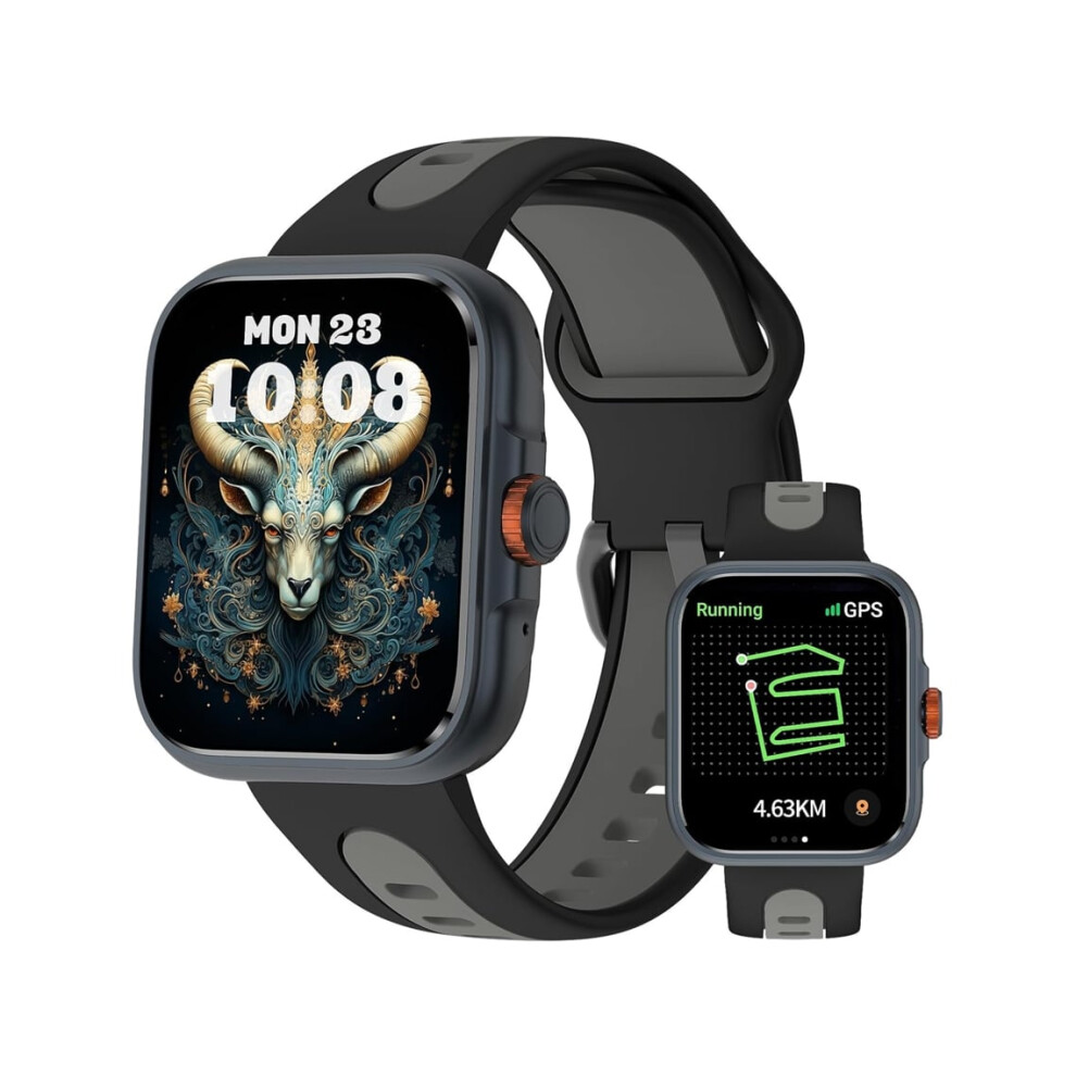 Smartwatch With Integrated Fitness Tracker, Alexa, Gps, 1.78'' Amoled Screen, Ip68 Waterproof, Bluetooth Calling / Facpoe Frequency 6220252901106