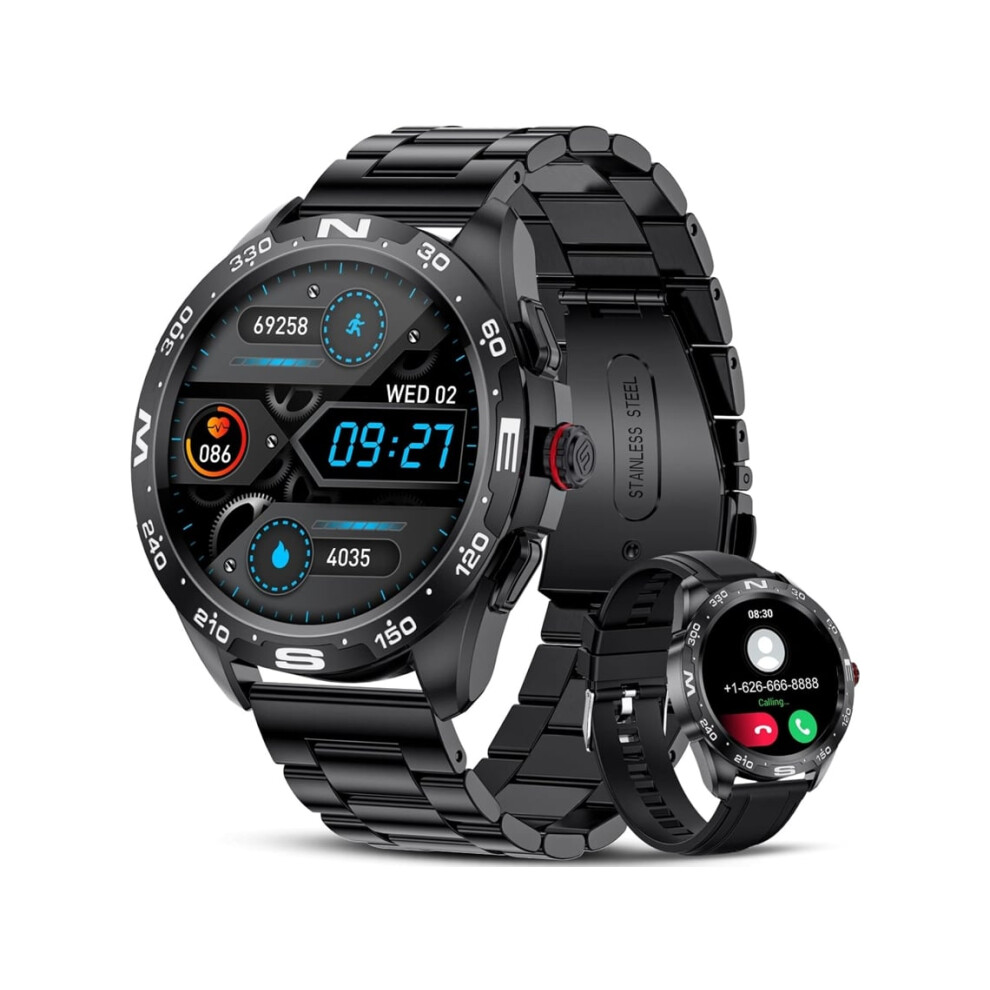 Smart Watch For Android And Ios With Bluetooth Calls/Text Reminder/Voice Speakerphone, Activity Monitor With Heart Rate Monitoring Veanxin Light 6220252901205