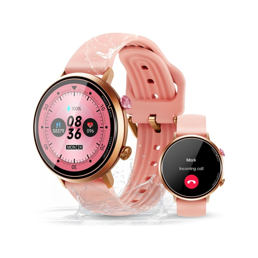 Women's Smartwatch - 1.32" Hd Amoled, Over 100 Sports Smartwatch Modes, Waterproof Connected Watch, Pedometer 6220252903261