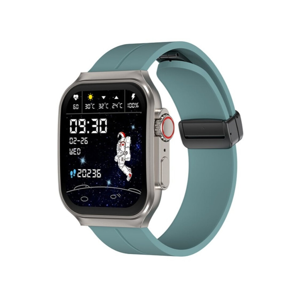 Smartwatch With 3D Flexible Curved Screen, Bluetooth Calling, And Ip67 Waterproof Rating - Veanxin Green 6220252903780