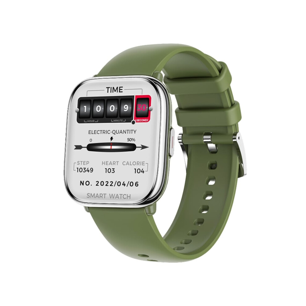 Veanxin Women's Bluetooth Smartwatch With Blood Pressure, Heart Rate, Blood Oxygen, Sleep Monitor, And Pedometer. Green 6220252904107