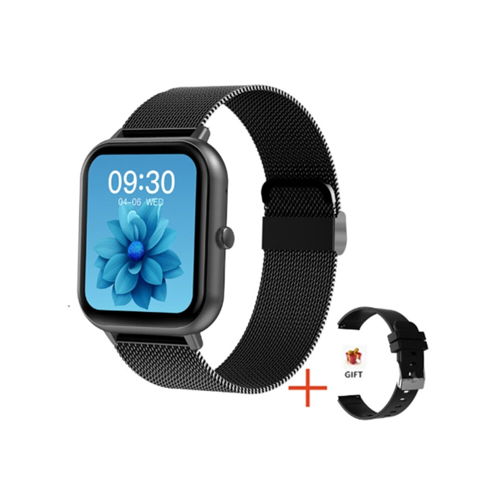 Smartwatch For Men And Women Answer/Make Calls 183-Inch Fitness Tracker With Heart Rate Monitor By Veanxin 6220252904923