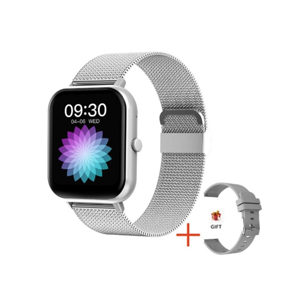 Smartwatch For Men And Women Answer/Make Calls 183-Inch Fitness Tracker With Heart Rate Monitor By Veanxin 6220252905104