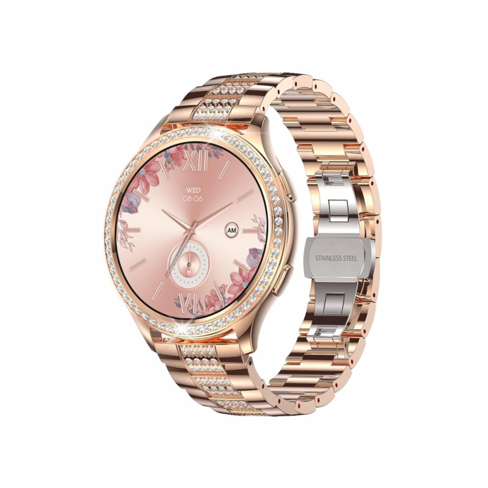 Smartwatch For Women, Compatible With Android And Ios Phones, Featuring Call Making/Answering, Heart Rate, And Blood Pressure Monitoring. 6220252905326