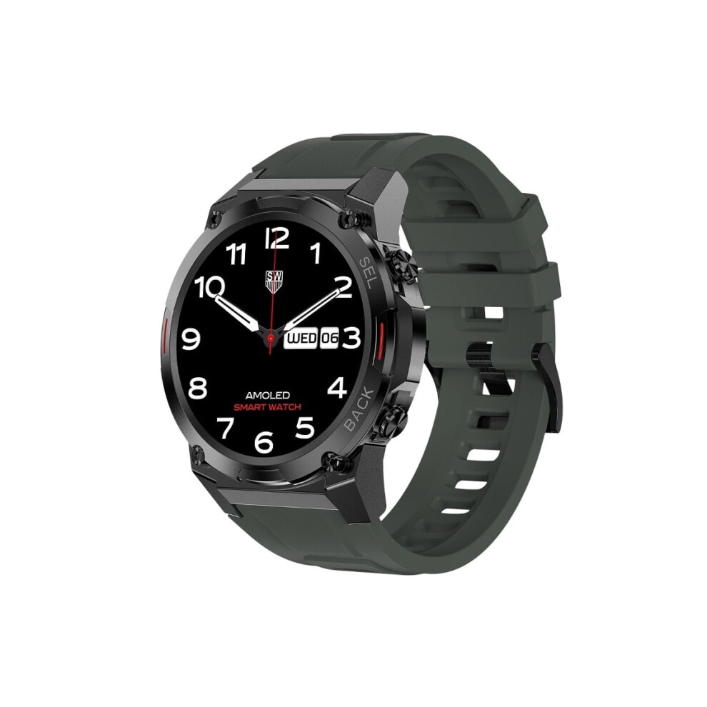 1.4-Inch Military Smartwatch For Men, Fitness Tracker, Heart Rate Monitor, Nfc Sleep Monitor, Battery. 6220252905623