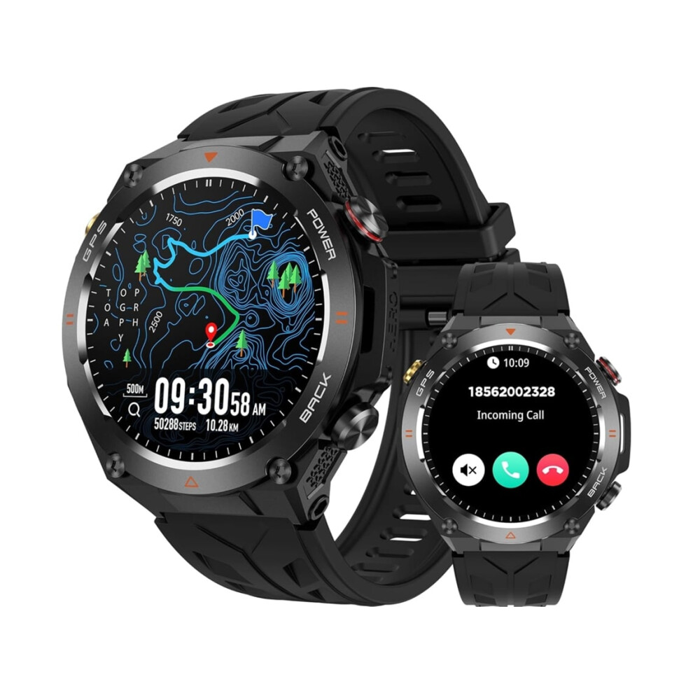 Multifunctional Fitness Tracker: Pedometer, Step Counter, Compass And Much More - Veanxin Black 6220252905746