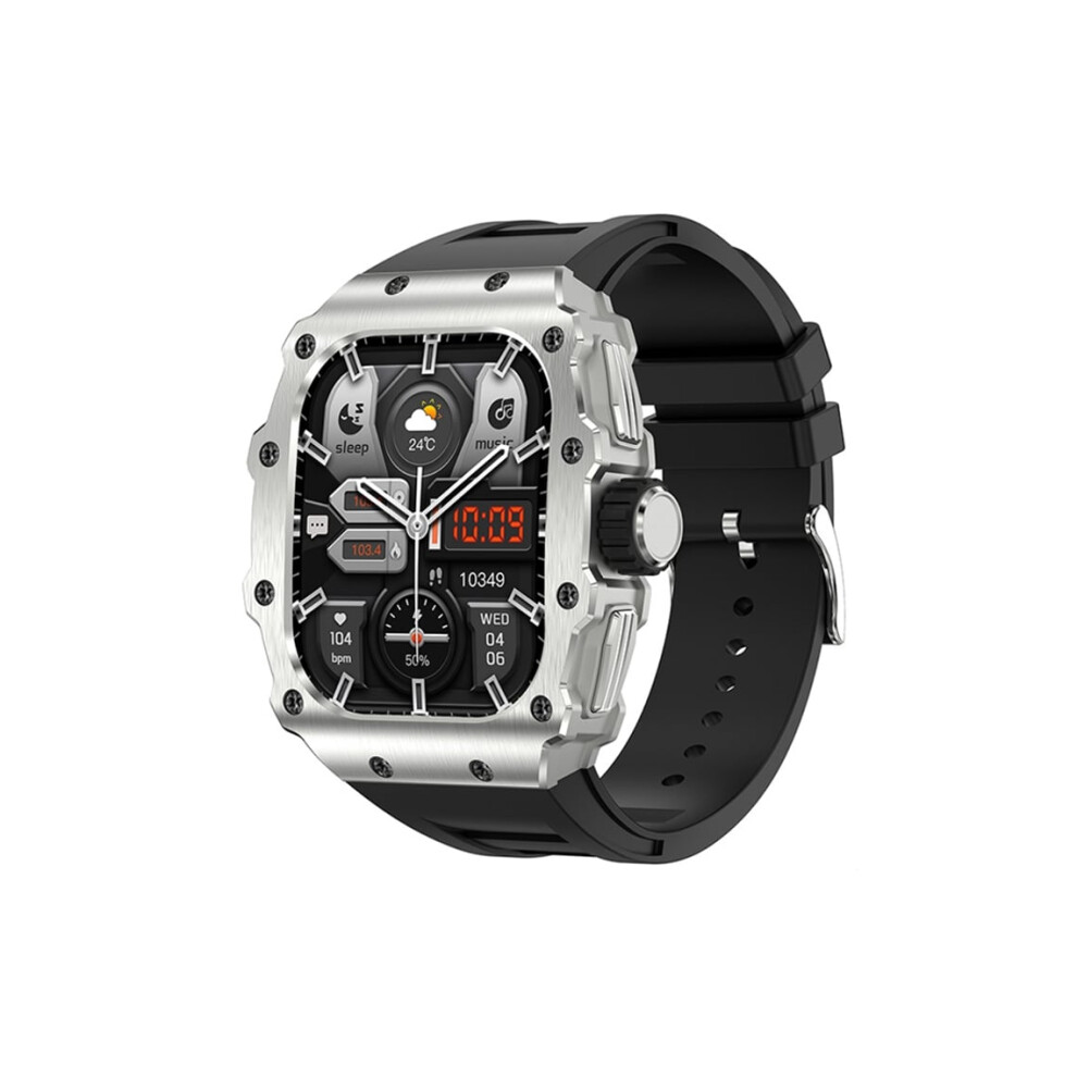 Smartwatch With Bluetooth Calling, 1.95-Inch Amoled Screen, Heart Rate And Blood Pressure Monitoring, Veanxin Black 6220252905913