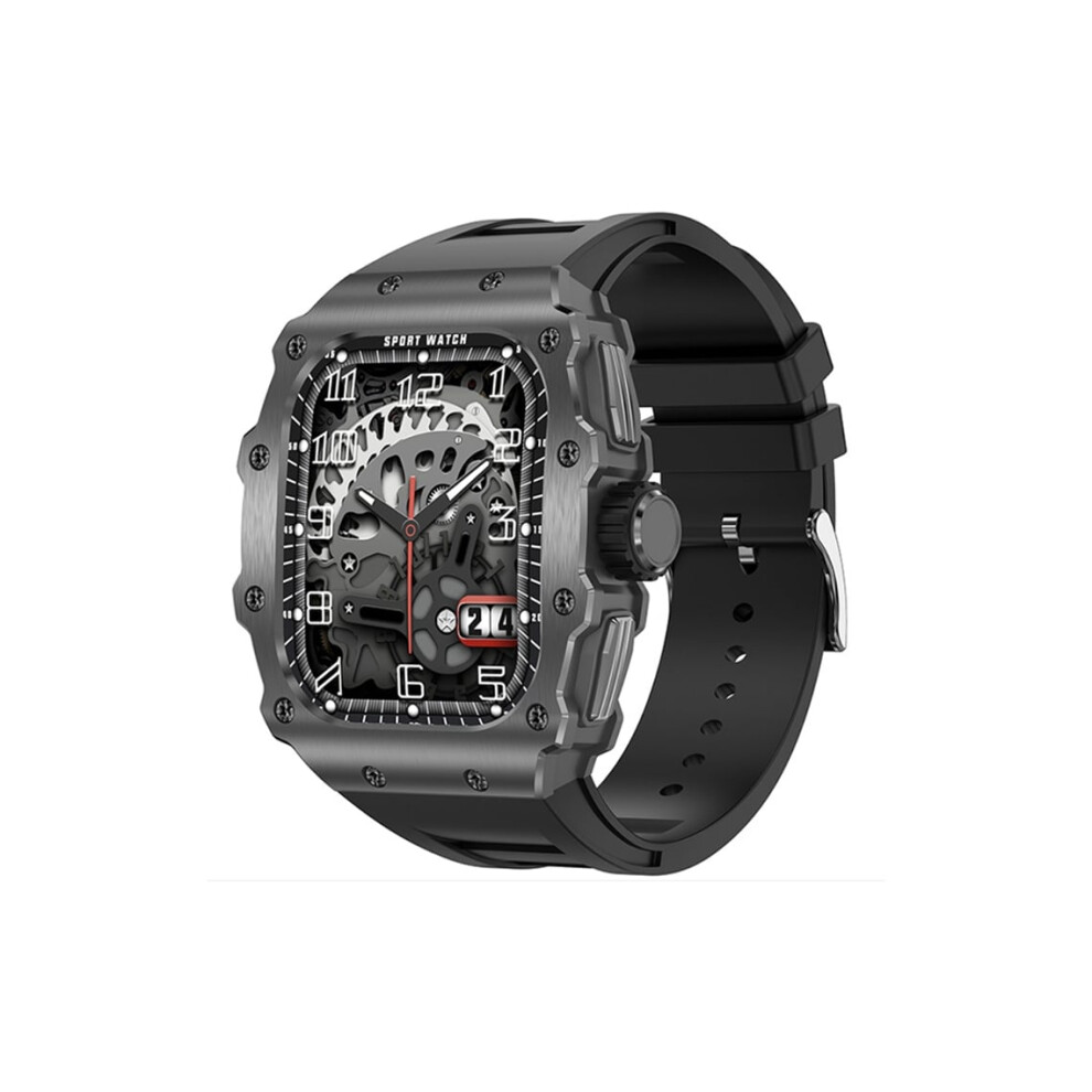Smartwatch With Bluetooth Calling, 1.95-Inch Amoled Screen, Heart Rate And Blood Pressure Monitoring, Veanxin Black 6220252906101