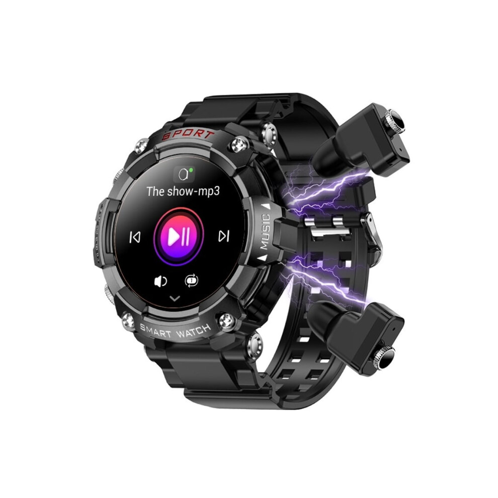 Smart Watch With Headphones, Ios And Android Phones, 1.52-Inch Round Touchscreen, Fitness Tracker, Answer/Follow Phone 6220252906774