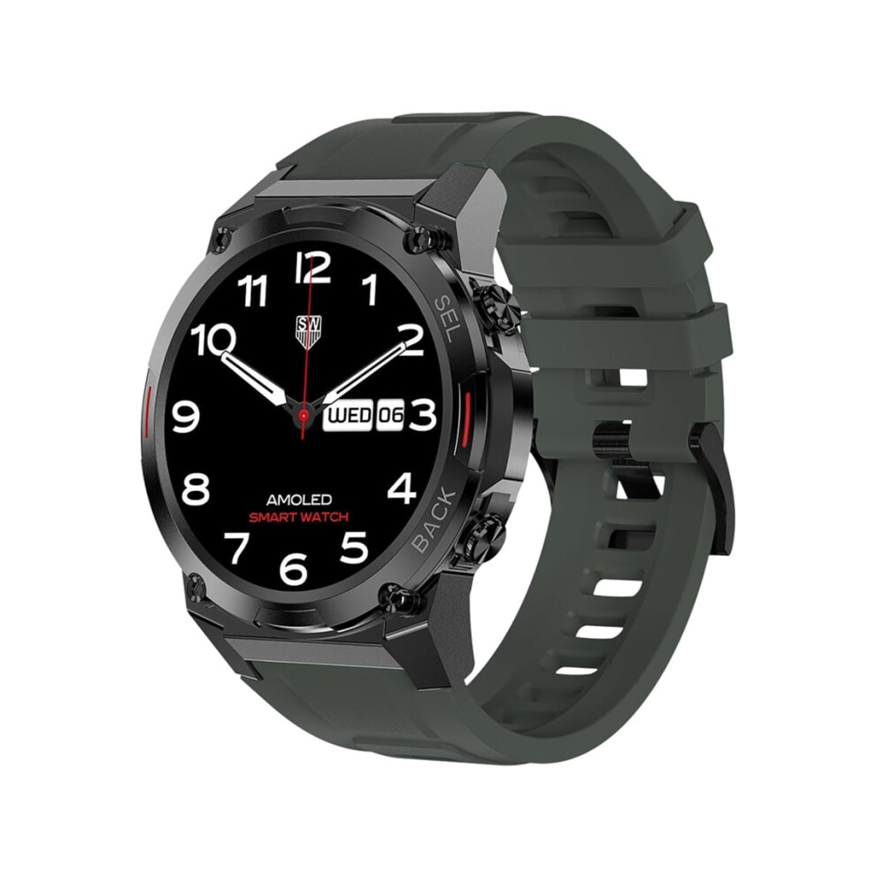 Smartwatch, Military Smartwatches, 1.43-Inch Amoled For Men, Answer/Make Calls, Fitness Tracker, Ip68 400Mah With Focus. 6220252906927
