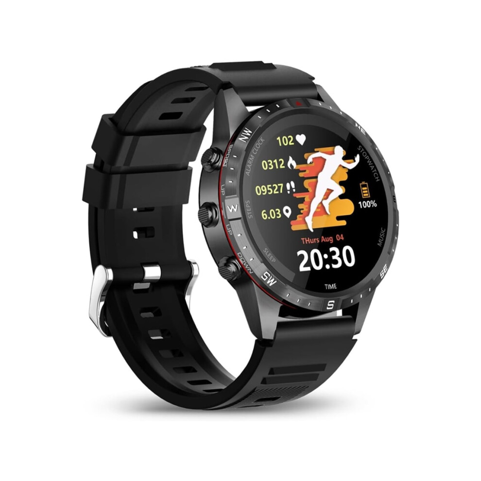 Veanxin Waterproof Smartwatch Fitness Sports Wristwatch With Pedometer, Sleep Monitor, And Message Notification 6220252907054