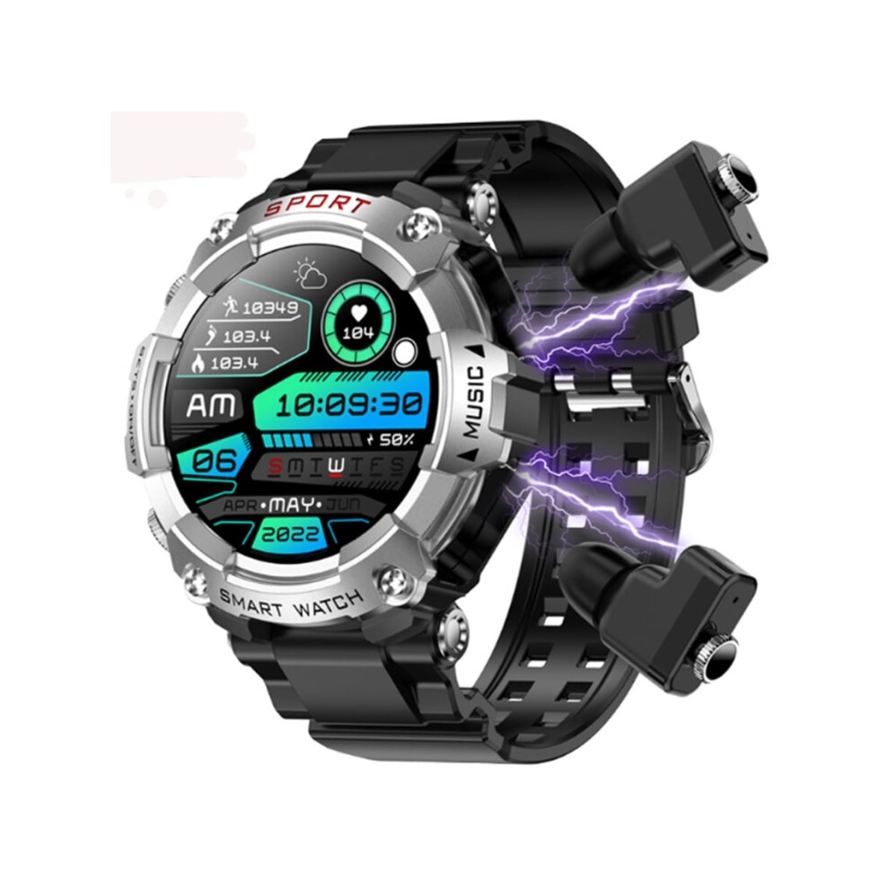 Smartwatch With Headphones, 1.52" Hd Screen Watches For Men, Answer/Make Calls, For Android Ios, Photo Tracker 6220252907924
