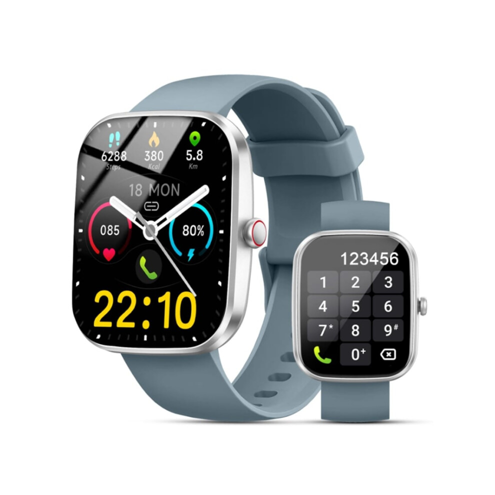 Smartwatch With Bluetooth Calls, Weather Updates, Heart Rate And Blood Pressure Monitoring, Step Counter Veanxin 6220252898420