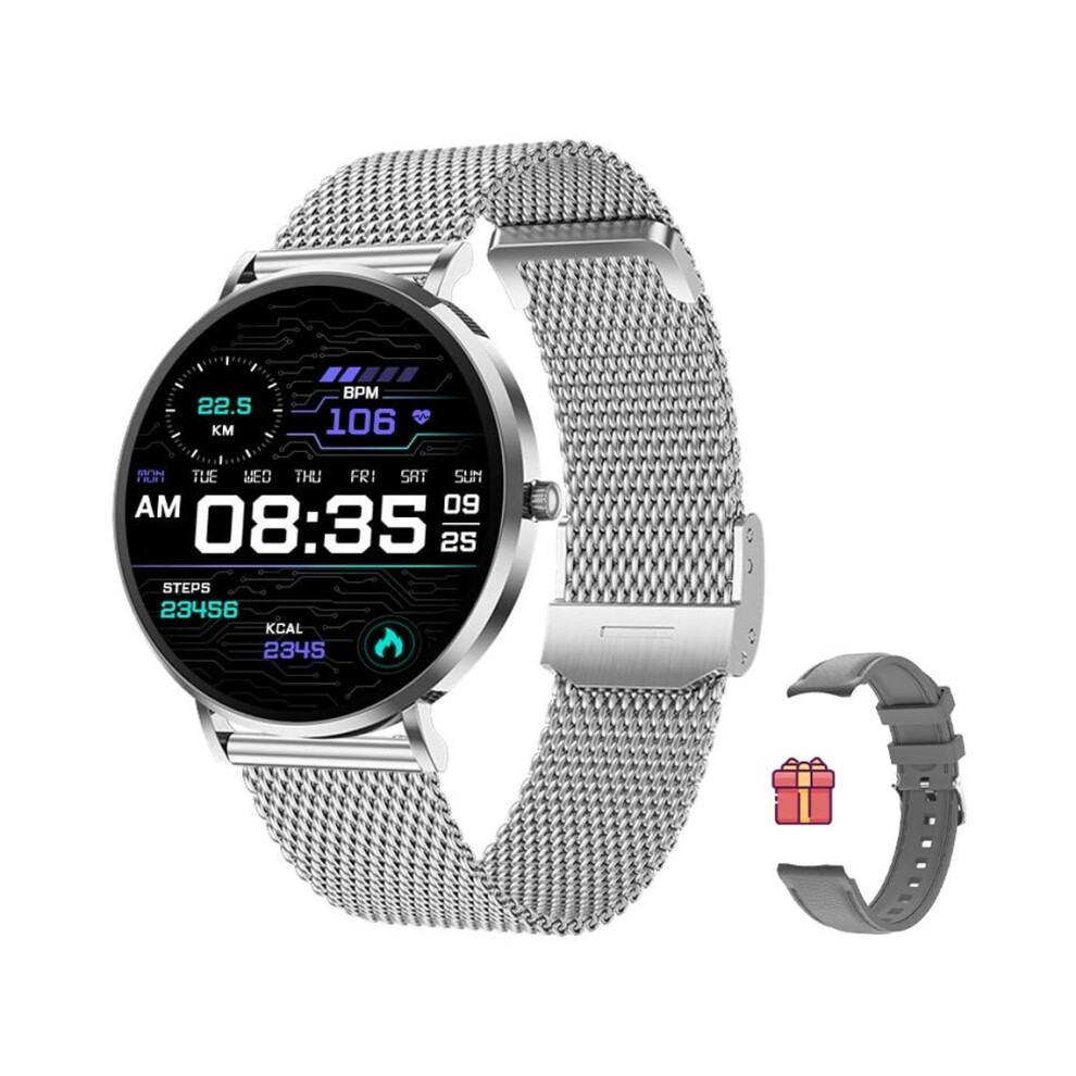 T8pro 1.32" Amoled Smartwatch With Bluetooth Calling And Ultra-Thin Design - Silver 6220252908785