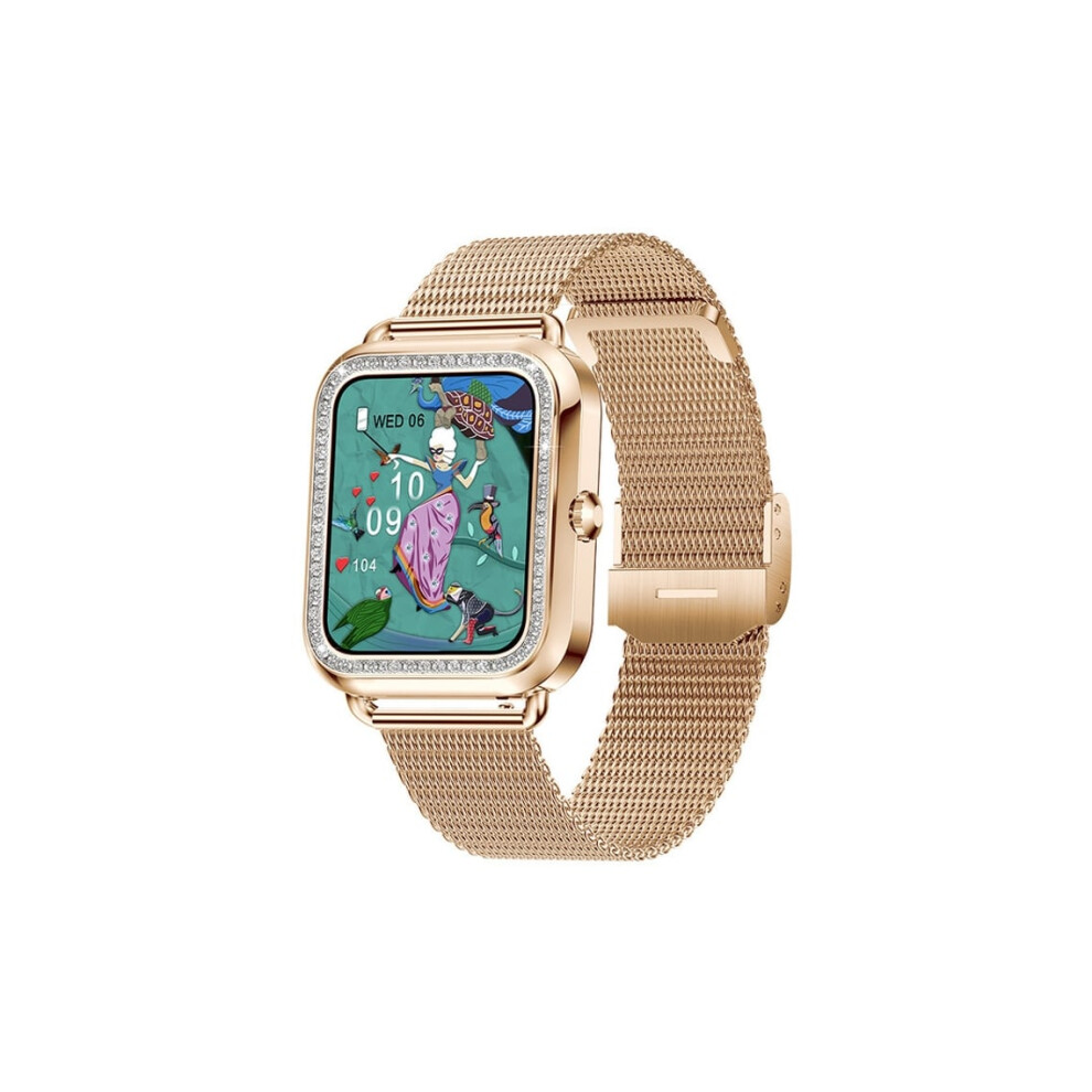 1.59 Inch Smartwatch Ip67 Waterproof 25 Days Standby For Ios And Android Veanxin Gold 6220252910597