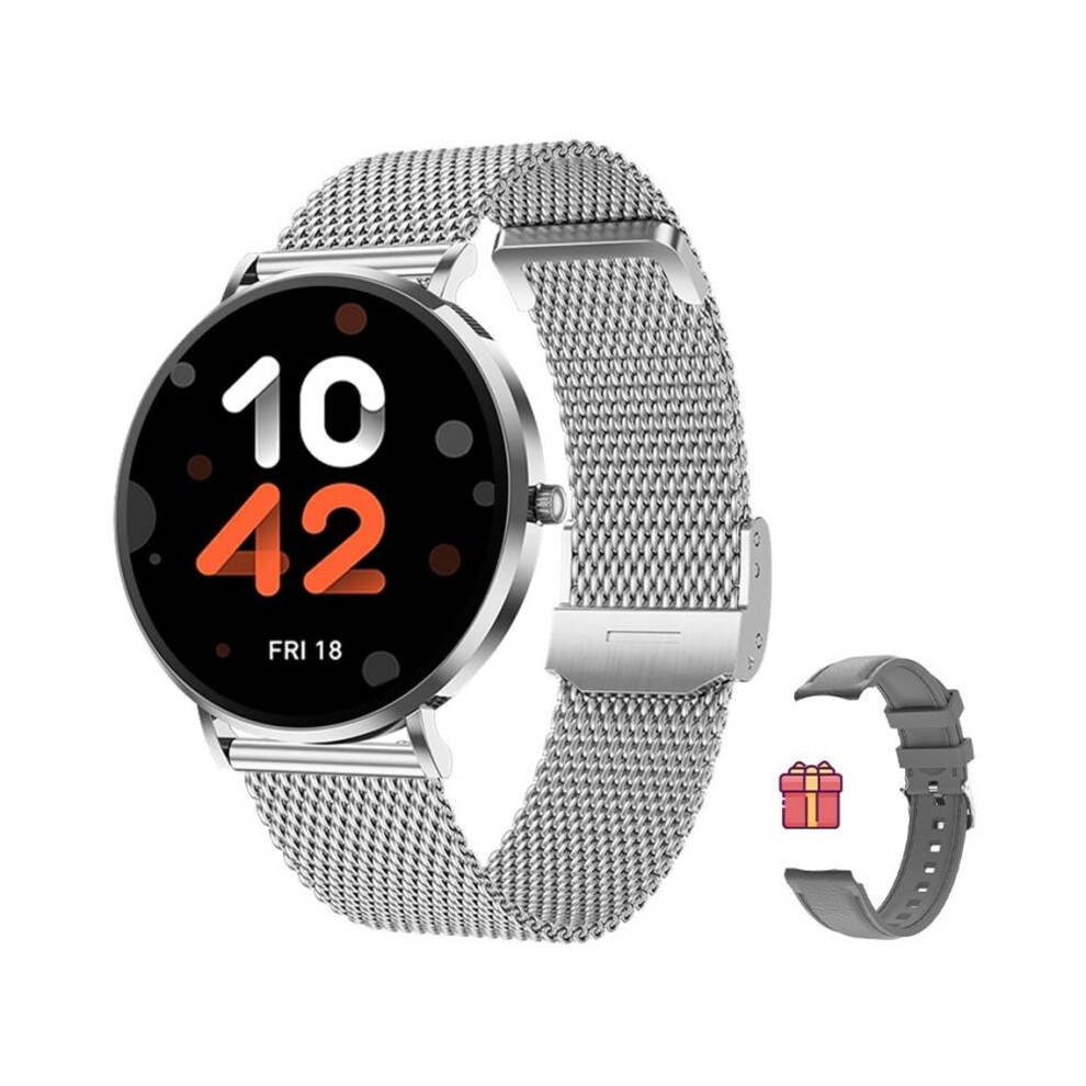 T8pro Smartwatch, 1.32" Amoled, Steel, With Bluetooth Call, Silver 6220252910658