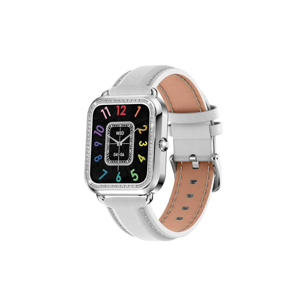Smartwatch 1.59 Inch 25 Hours Long Battery Life Ip67 Waterproof Veanxin Silver 6220252910696