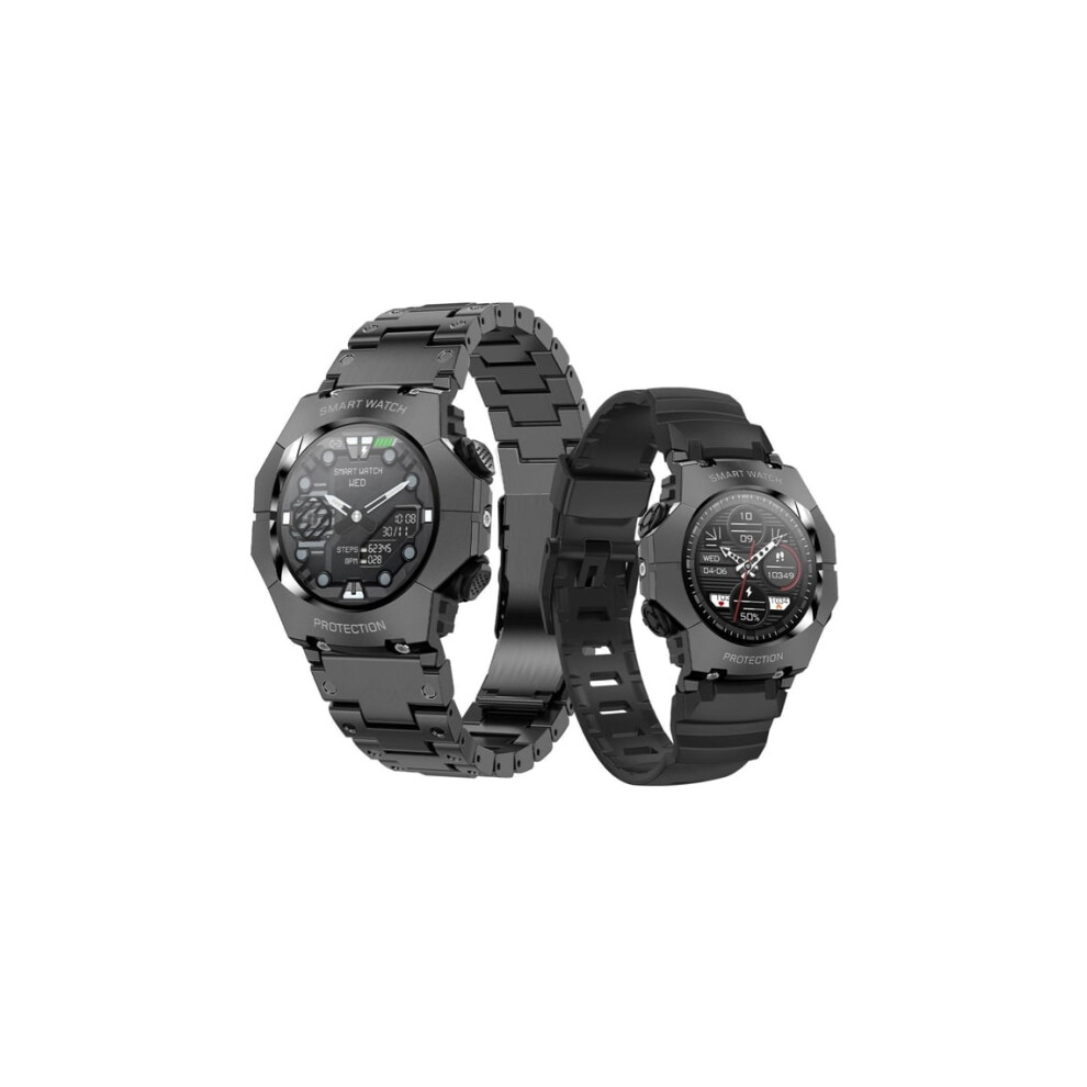 Veanxin Smart Watch Business For Men, 1.19" Amoled Display, 5Atm Waterproof, Fitness Watch. Black 6220252911358