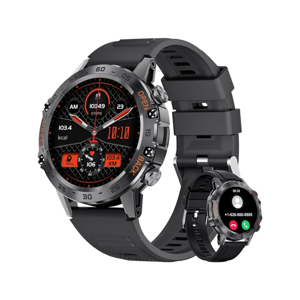 Men's Military Smartwatch For Bluetooth Calls, Tactical Smartwatch With 1.39 Inch Hd Touch Screen For Android And Iphone, Veanxin Watch 6220252911549